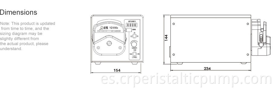 Bottle Filling Peristaltic Pump